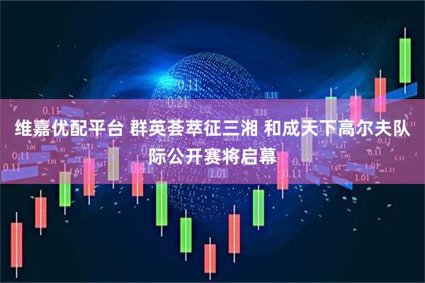 维嘉优配平台 群英荟萃征三湘 和成天下高尔夫队际公开赛将启幕